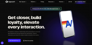 Tapcart website homepage